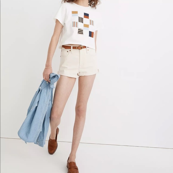 Madewell Pants - Madewell Perfect Jean Short in Vintage Canvas Wash